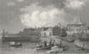 GERMANY. Rodolphszell. Tombleson boats 1830 old antique vintage print picture