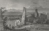 GERMANY. Ruins, Limbirg. Tombleson 1830 old antique vintage print picture