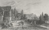 GERMANY. Ruins, Sayn. Tombleson Castle 1830 old antique vintage print picture