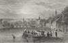 SWITZERLAND. Schaffhausen. Germany. Tombleson 1830 old antique print picture