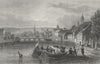 SWITZERLAND. Schaffhausen. Germany. Tombleson boats 1830 old antique print