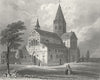 GERMANY. Sinzig Church. Tombleson 1830 old antique vintage print picture