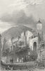 GERMANY. Roman Tower Marsoil. Tombleson parade 1830 old antique print picture