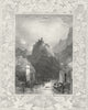 GERMANY. Tombleson Ober Rhein 1830 old antique vintage print picture