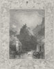 GERMANY. Tombleson Ober Rhein 1830 old antique vintage print picture