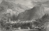 GERMANY. Tusis. Tombleson 1830 old antique vintage print picture