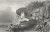 GERMANY. Cloister Istein. Tombleson 1830 old antique vintage print picture