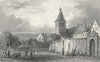 GERMANY. Convent of Reuchenau. Tombleson Carts 1830 old antique print picture