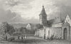 GERMANY. Convent of Reuchenau. Tombleson Carts 1830 old antique print picture