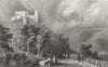 GERMANY. Ruins, Falkenberg. Tombleson ruins 1830 old antique print picture