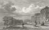 GERMANY. Biberich, Duke Nassau. St building 1830 old antique print picture