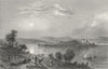 GERMANY. Isle Meinau, lake Constance. Horse 1830 old antique print picture