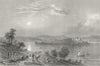 GERMANY. Isle Meinau, lake Constance. Horse 1830 old antique print picture