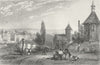 KAISERSTUHL. & Rothelen. Germany. Tombleson 1830 old antique print picture