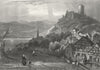 GERMANY. Ruins, Keimburg. Tombleson ruins 1830 old antique print picture