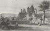 GERMANY. Convent of Laach. Tombleson 1830 old antique vintage print picture