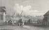 GERMANY. Manheim. Tombleson bridge Horse 1830 old antique print picture