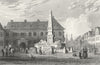 GERMANY. Fountain, Mainz. Tombleson 1830 old antique vintage print picture
