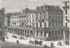 ZURICH. Centralhof. Weber 1879 old antique vintage print picture
