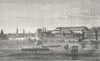 ZURICH. Die Tonhalle. Weber 1879 old antique vintage print picture