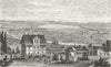 ZURICH. Die Waid. Weber 1879 old antique vintage print picture