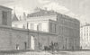 PARIS. Banque de France. Pugin Horse & Carriage 1834 old antique print picture