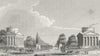 NEUILLY. Barriere L'etoile. Paris horse coach dog 1828 old antique print