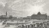 PARIS. Champ Mars Ecole Militaire. Cannons horse 1828 old antique print