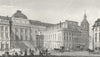 PARIS. Palais Justice, Rue Barillerie  1828 old antique vintage print picture