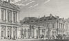 PARIS. Palais Royal, St front. France. Pugin Dogs 1828 old antique print
