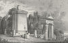 PERE LACHAISE. Monument Famille Bouchie. Family 1828 old antique print picture