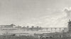 PARIS. Du Pont D'austerlitz. Pugin river bridge 1828 old antique print picture