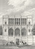 PARIS. Maison Francois Champs Elysees. sidesaddle 1828 old antique print
