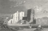 NETHERLANDS. Schlosses Brederode. Wolff. Ruins Horse 1844 old antique print