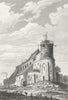 PARIS. Eglise de Montmartre. Pugin Sheep Shepherd 1834 old antique print
