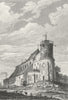 PARIS. Eglise de Montmartre. Pugin Goats Shepherd 1828 old antique print