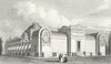 PARIS. De Chapelle Expiatoire Louis XVI. Pugin 1834 old antique print picture