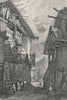 SWITZERLAND. Swiss Cottage, Lavey. Prout 1830 old antique print picture