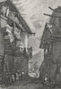 SWITZERLAND. Swiss Cottage, Lavey. Prout 1830 old antique print picture