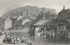 SWITZERLAND. Geneva. Swiss. Prout Washing clothes 1830 old antique print