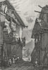 SWITZERLAND. Swiss Cottage, Lavey. Prout 1830 old antique print picture