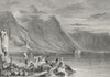 CHILLON. lake Geneva. Swiss Montreux Prout 1830 old antique print picture