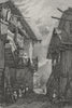 SWITZERLAND. Swiss Cottage, Lavey. Prout 1830 old antique print picture
