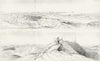 ALEXANDRIA. old. port Pharos lake 1851 antique vintage print picture