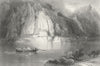 HUNGARY. Inscription, Danube Trajan Dacian campaign 1850 old antique print