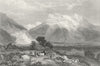 SWITZERLAND. Grindelwald. Swiss. Fullarton-Finden 1850 old antique print