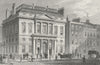 LONDON. Auction Mart, St Bartholomew's Lane 1829 old antique print picture