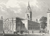 CANADA. St Lawrence, King Street c1830 old antique vintage print picture