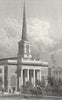 KINGS. St Barnabas, King Square 1828 old antique vintage print picture