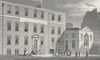 LONDON. Licensed Victuallers School, Kennington 1828 old antique print picture